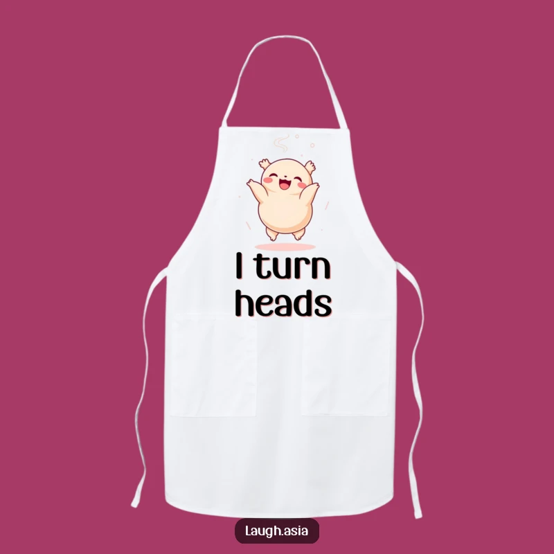 Funny Dumpling Somersault Apron - Kitchen Wear for Culinary Fun & Protection Gift